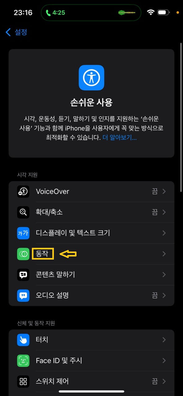 아이폰 멀미 방지 차량모션큐