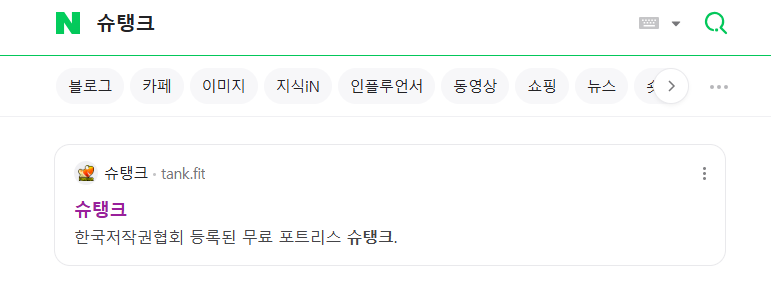 포트리스2 슈탱크 검색화면