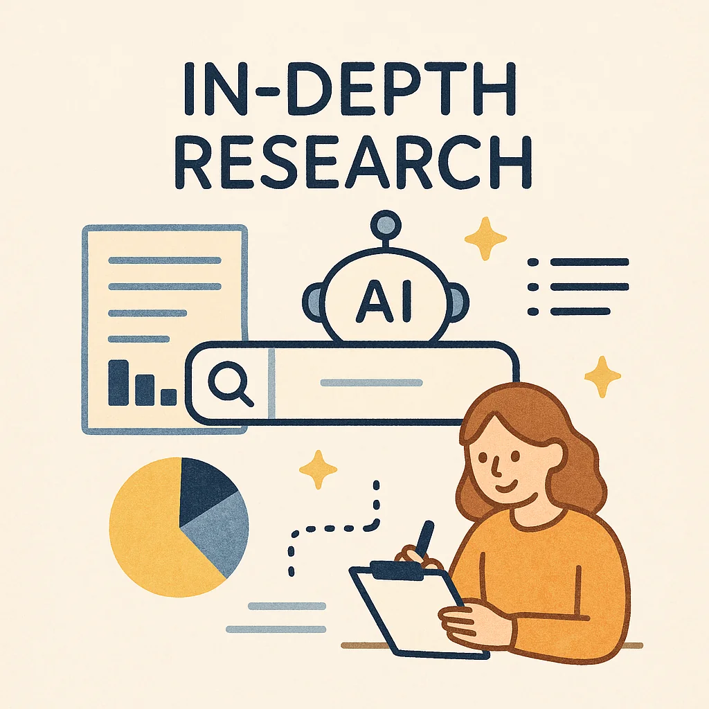 ChatGPT 심층리서치란? 단순 요약 그 이상의 정보 조사 툴
