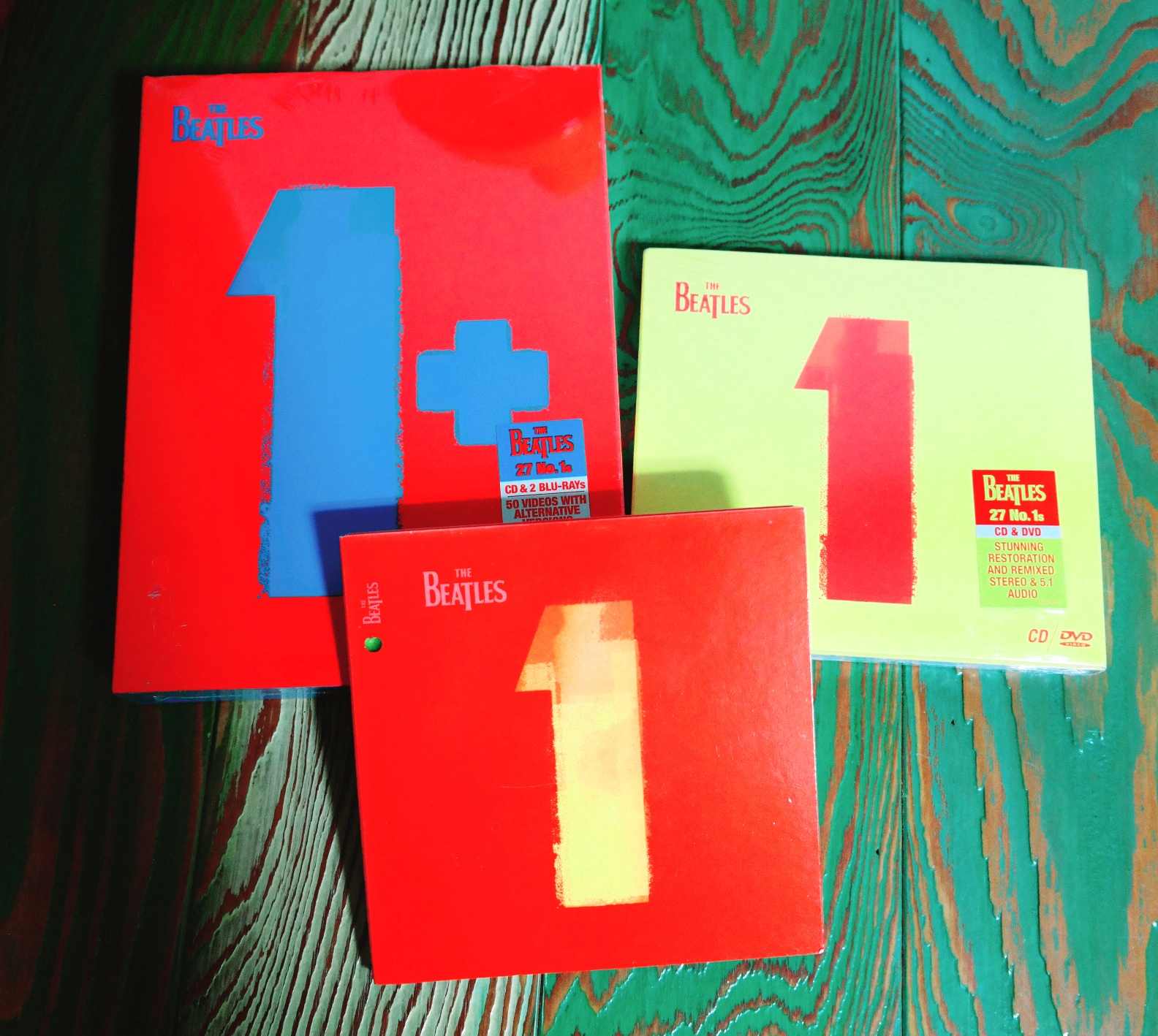 비틀즈 1 MQS SD카드, 1+ 박스세트, CD+DVD 리이슈 실물 사진