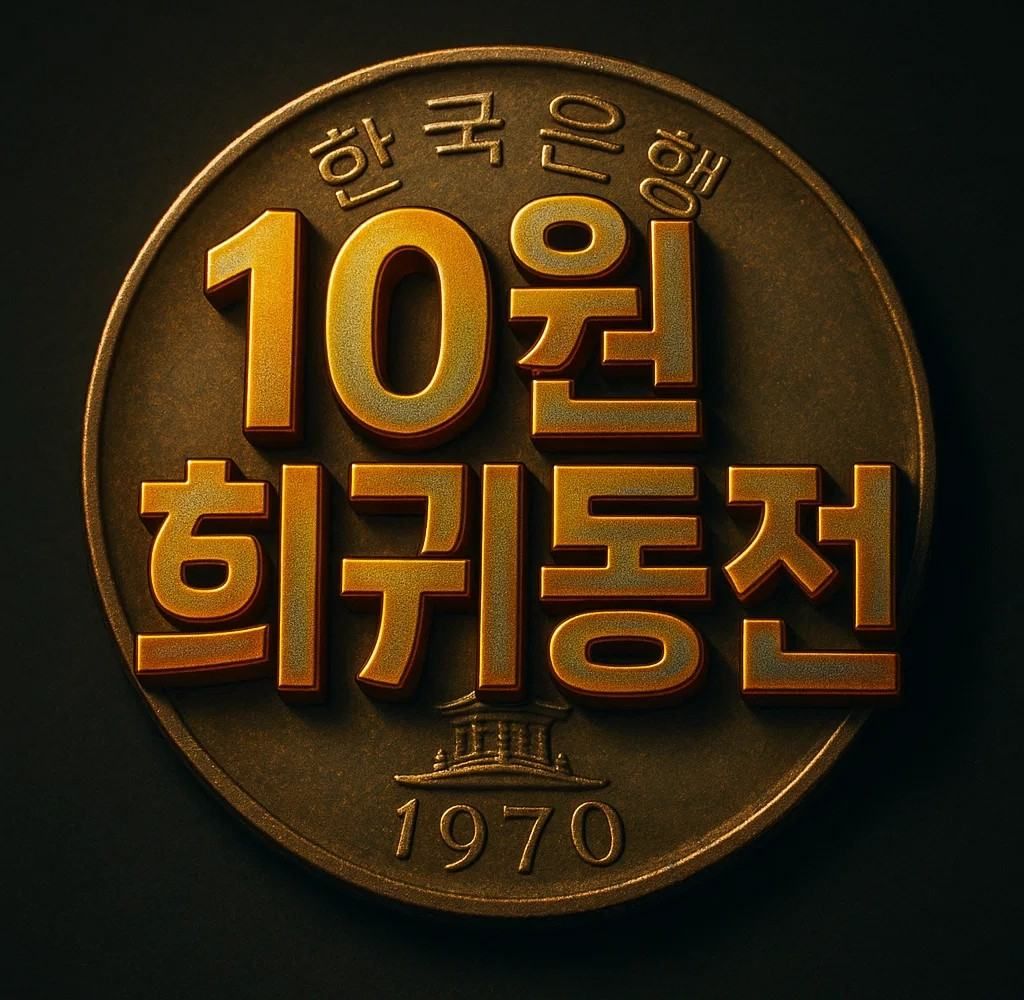 10원 희귀동전 1970 한국은행 발행 동전, 희귀년도와 시세 가치 정보