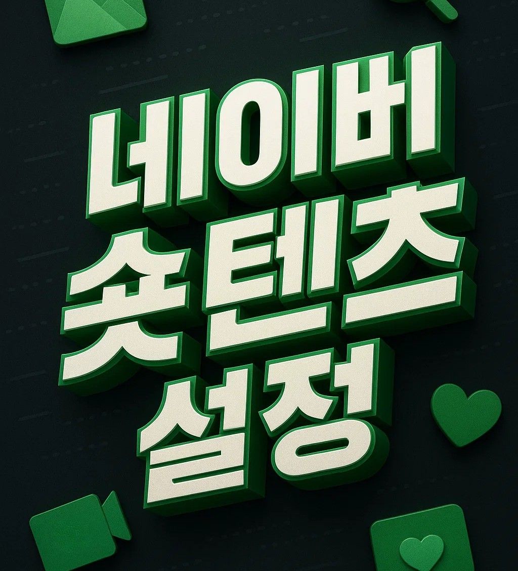 네이버 숏텐츠 끄기 설정 화면, 숏텐츠 NOW 자동 실행 차단과 숨기기, 추천 콘텐츠 줄이기 및 맞춤형 광고 OFF 방법을 설명하는 이미지